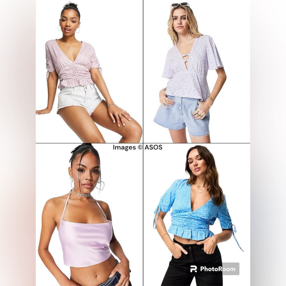 Bundle of 4️⃣‼️ NWT Size 2 Tops from ASOS